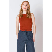 Load image into Gallery viewer, DX Ribbed Tank-Burnt Orange