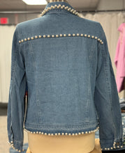 Load image into Gallery viewer, GK Denim Pearl Jacket
