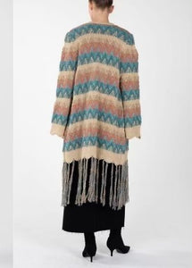 MM Fringed Cardi