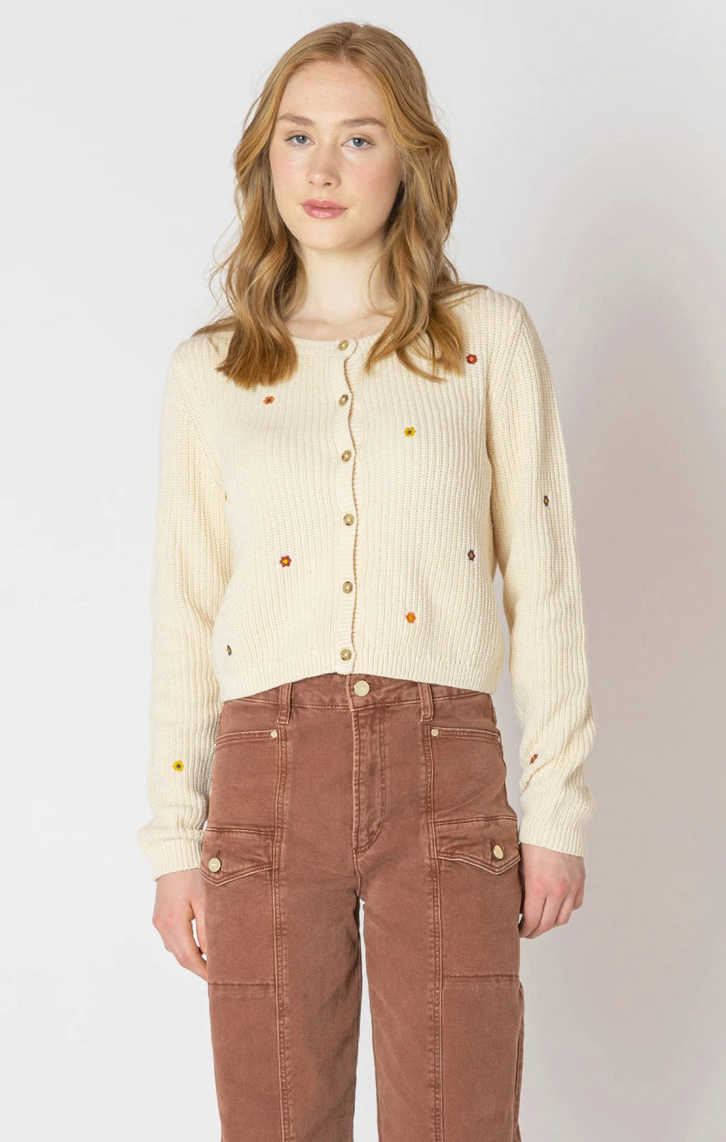 DX Embroidered Cardigan