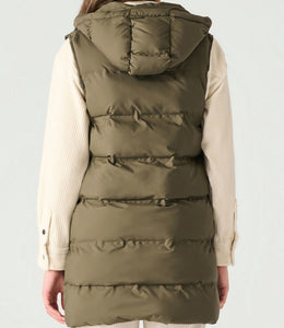 DX Hooded Puffer Vest