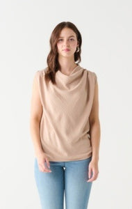 DX Taupe Crepe Top