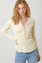 Load image into Gallery viewer, MYS Thermal Henley Top
