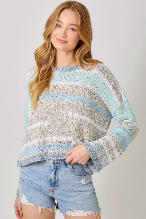 MYS Multi Color Stripe Sweater