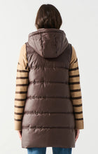 Load image into Gallery viewer, DX Faux Puffer Vest-Brown
