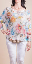 Load image into Gallery viewer, GM Floral Sweater-White
