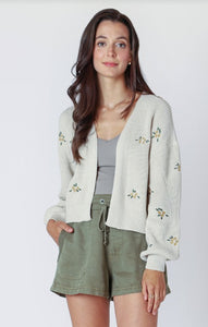 DX Embroidered Cardigan