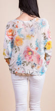 Load image into Gallery viewer, GM Floral Sweater-White
