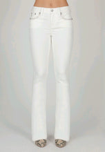 Load image into Gallery viewer, MM Mid Rise BootCut-White
