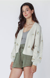 DX Embroidered Cardigan