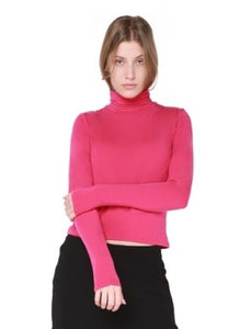 DX Turtleneck - Bright Hot Pink