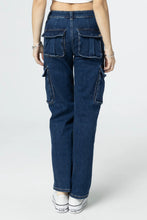 Load image into Gallery viewer, MM High Rise Cargo Jeans
