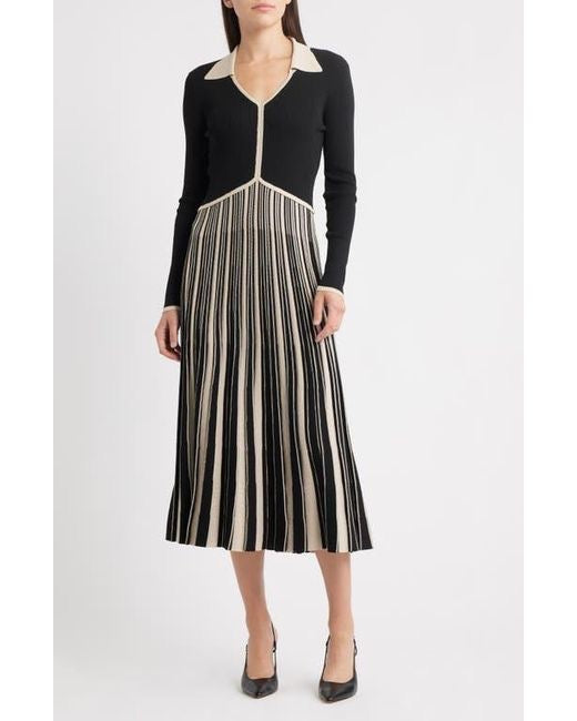 ZC Pleated Sweater Dress