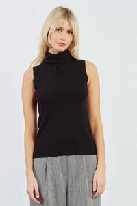 MB Black Sleeveless Top