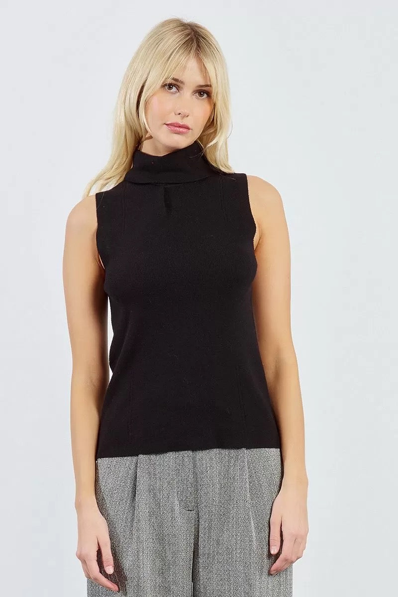 MB Black Sleeveless Top