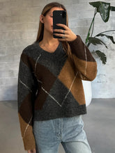 Load image into Gallery viewer, DX Argyle Sweater
