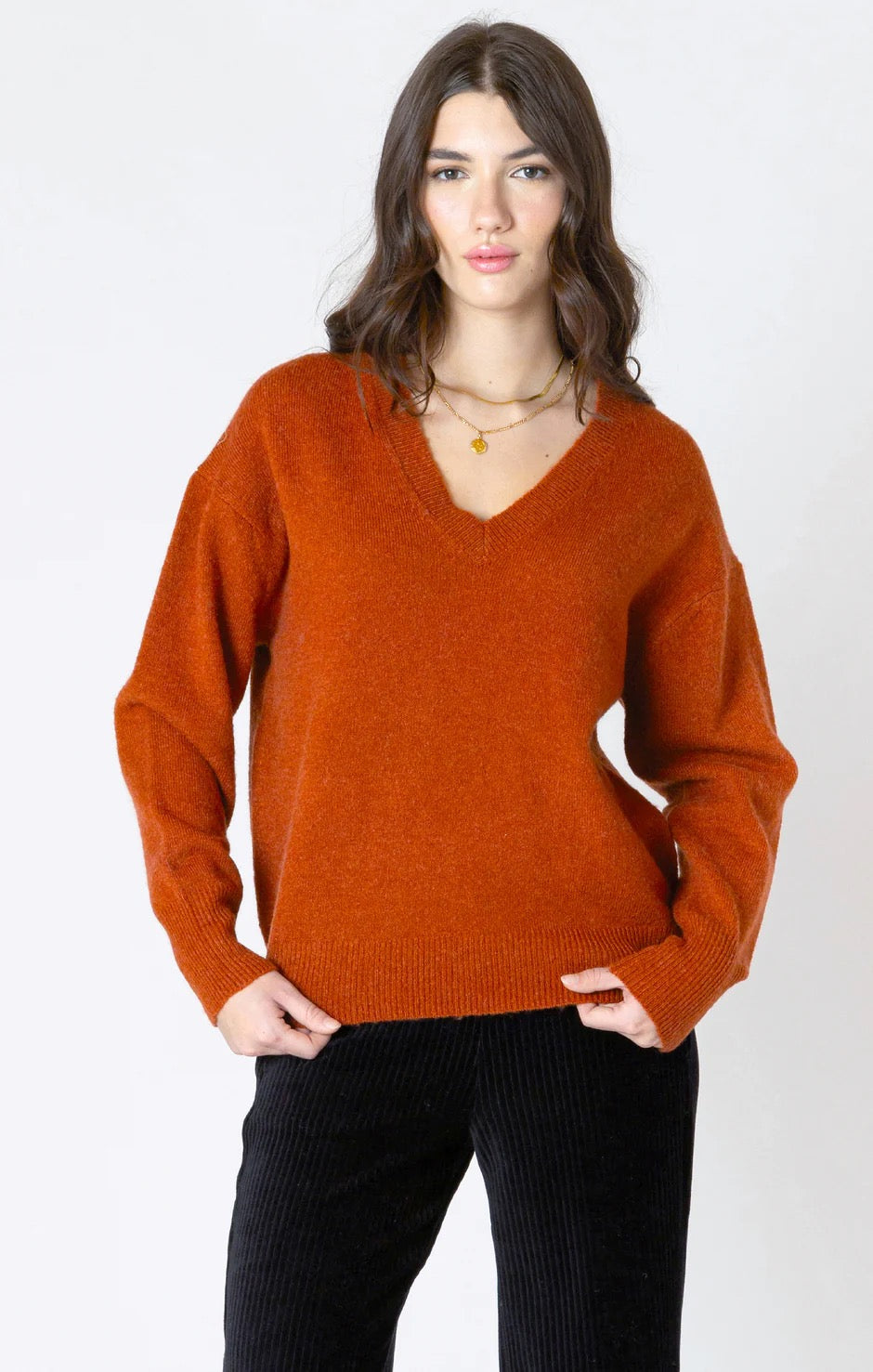 DX Soft Touch Sweater- Orange