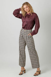 MYS Plaid Pant