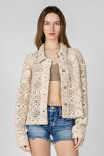 Load image into Gallery viewer, MM  Macrame Crochet Jacket
