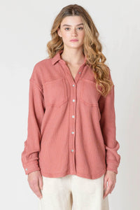 DX Thermal Knit Jacket-Brick