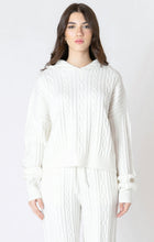 Load image into Gallery viewer, DX Hooded Cable Sweater
