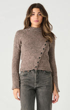 Load image into Gallery viewer, DX Asymmetric Button Sweater
