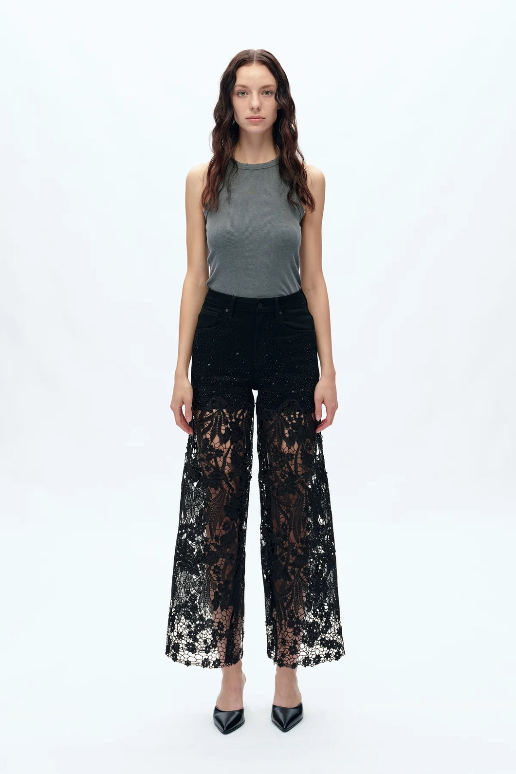 BAY Black Lace Jeans