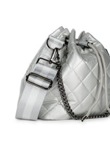 Load image into Gallery viewer, Lindsey Vapor Puffer Bucket Bag
